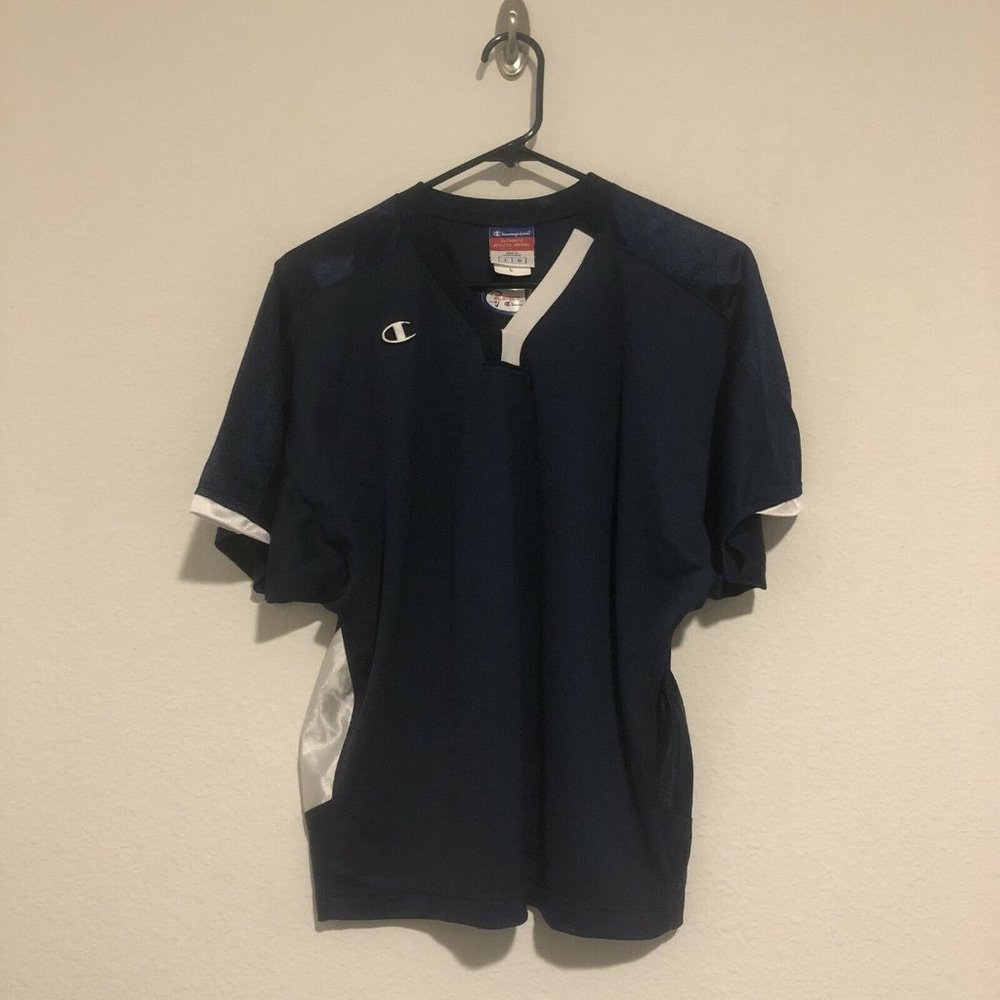 Champion Fast Break Double Dry Lacrosse Game Jersey Men’s Large Navy